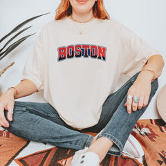Boston City Pride Skyline Vintage Soft Unisex T-shirt 