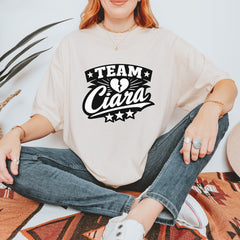 Team Ciara Scamanda Broken Heart Vintage Soft Unisex T-shirt 