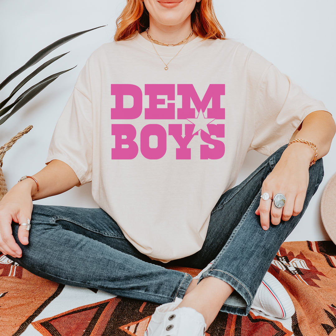 Dem Boys Hot Pink Dallas  Vintage Soft Unisex T-shirt 