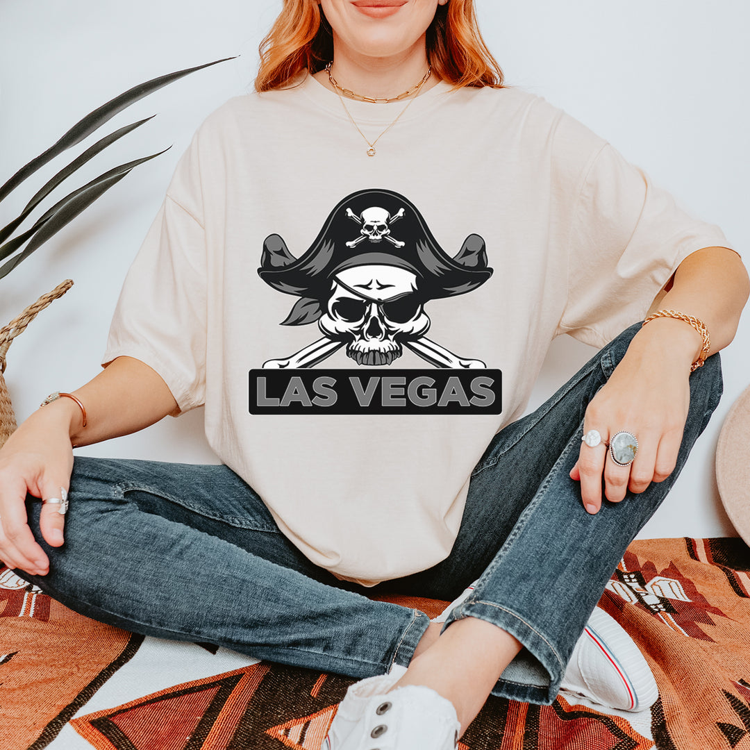 Raider Skull Straight Outta Las Vegas Vintage Soft Unisex T-shirt 