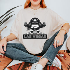 Raider Skull Straight Outta Las Vegas Vintage Soft Unisex T-shirt 