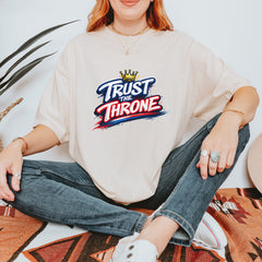 Trust The Throne Crown Philly Hoops Vintage Soft Unisex T-shirt 