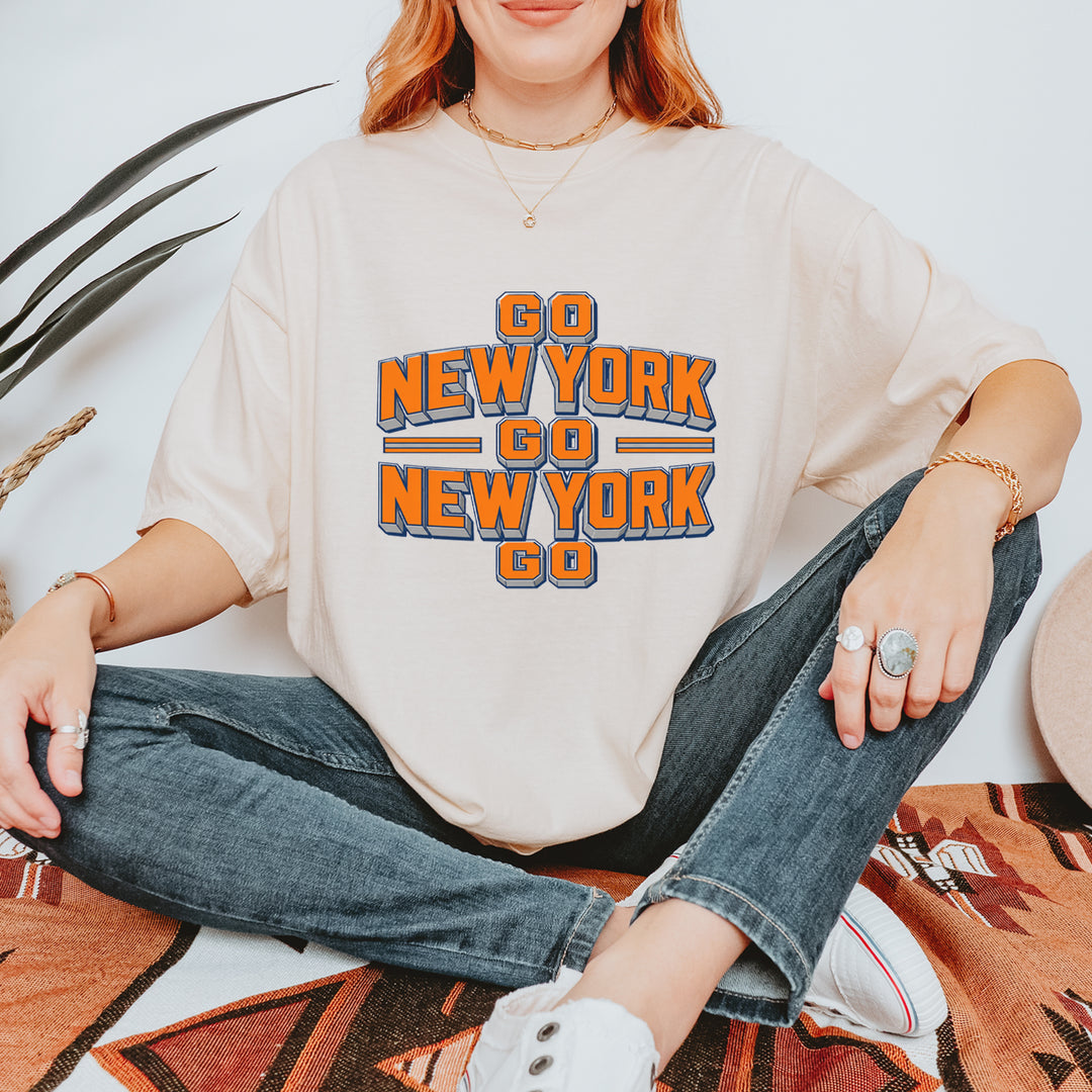 Go New York Go Basketball Vintage Soft Unisex T-shirt 