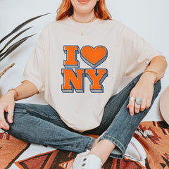 New York City Pride Heart Vintage Soft Unisex T-shirt 