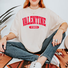 Valentines Vibes Vintage Soft Unisex T-shirt 