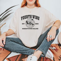 Fourth Wing Basgiath War College Vintage Soft Unisex T-shirt