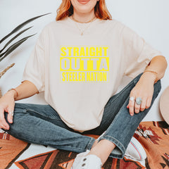 Straight Outta Steeler Nation Football graphic on Garment-Dyed Heavyweight Unisex T-Shirt alternate view 17