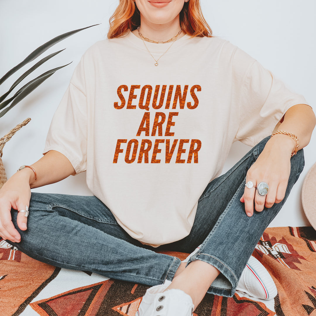 Sequins Are Forever Retro Glam Vintage Soft Unisex T-shirt 