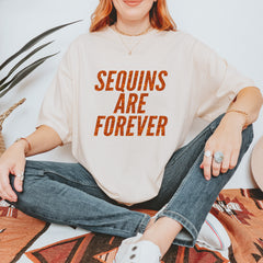 Sequins Are Forever Retro Glam Vintage Soft Unisex T-shirt 