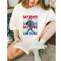 Say Drake Smiling Meme Mustard Vintage Soft Unisex T-shirt 