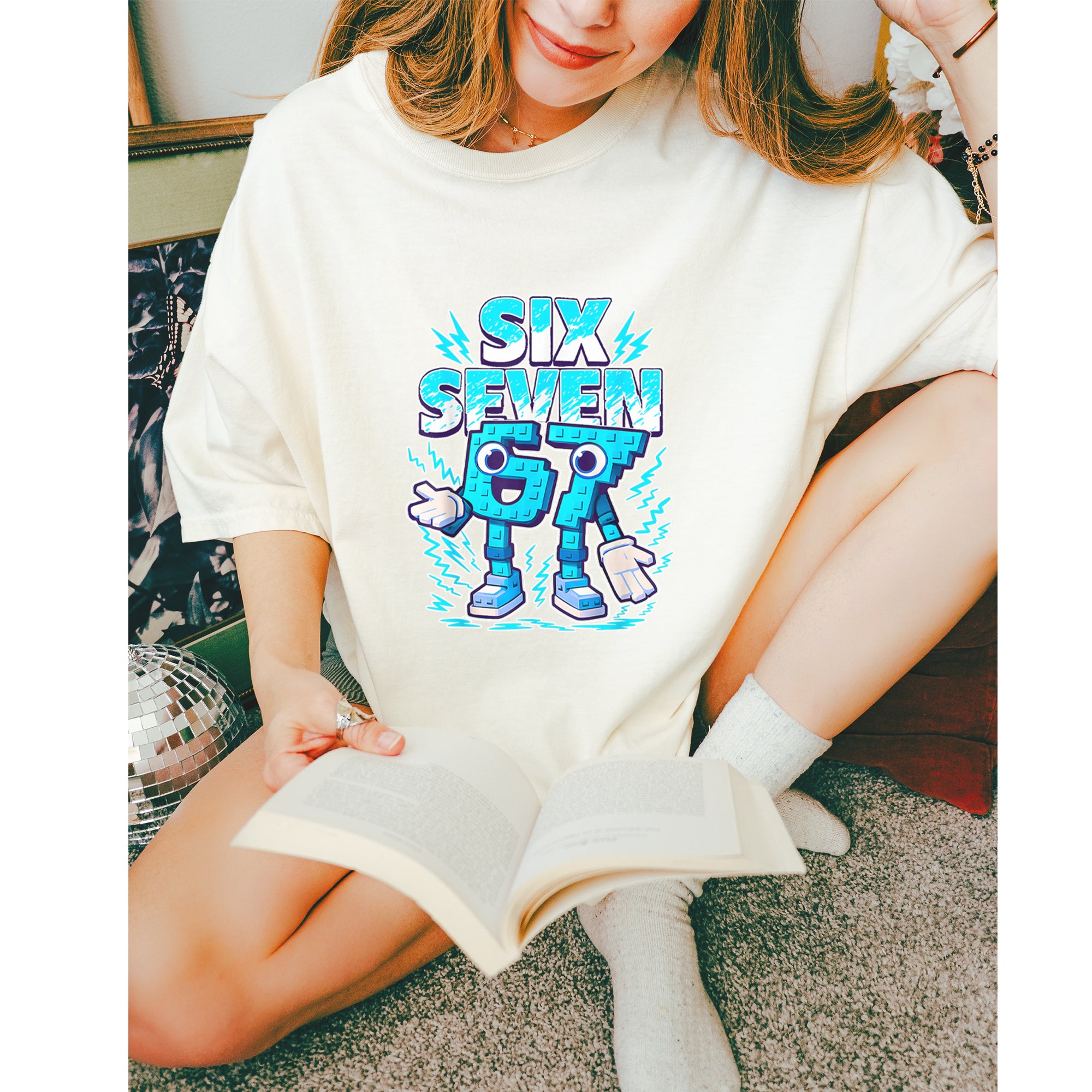 67 Brainrot Meme Slang Vintage Soft Unisex T-shirt 