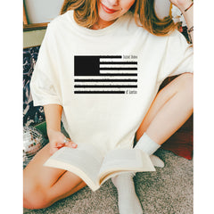 Redacted American Flag Vintage Soft Unisex T-shirt 