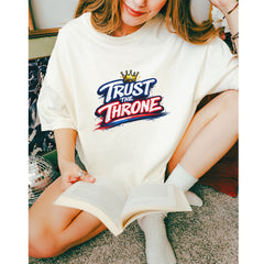 Trust The Throne Crown Philly Hoops Vintage Soft Unisex T-shirt 