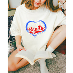 Benito Heart Puerto Rico Vintage Soft Unisex T-shirt 
