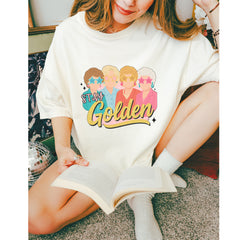 Stay Golden Girls Retro Vintage Soft Unisex T-shirt 