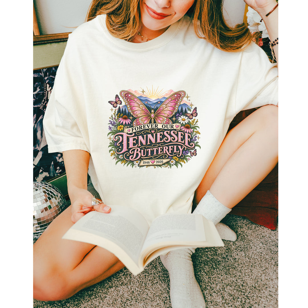 Forever Our Tennessee Butterfly Dolly Vintage Soft Unisex T-shirt 