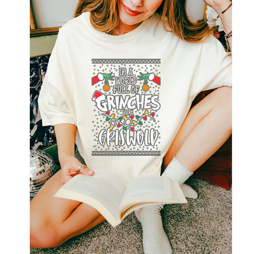 In A World Full Of Grinches, Be A Griswold Vintage Soft Unisex T-shirt 