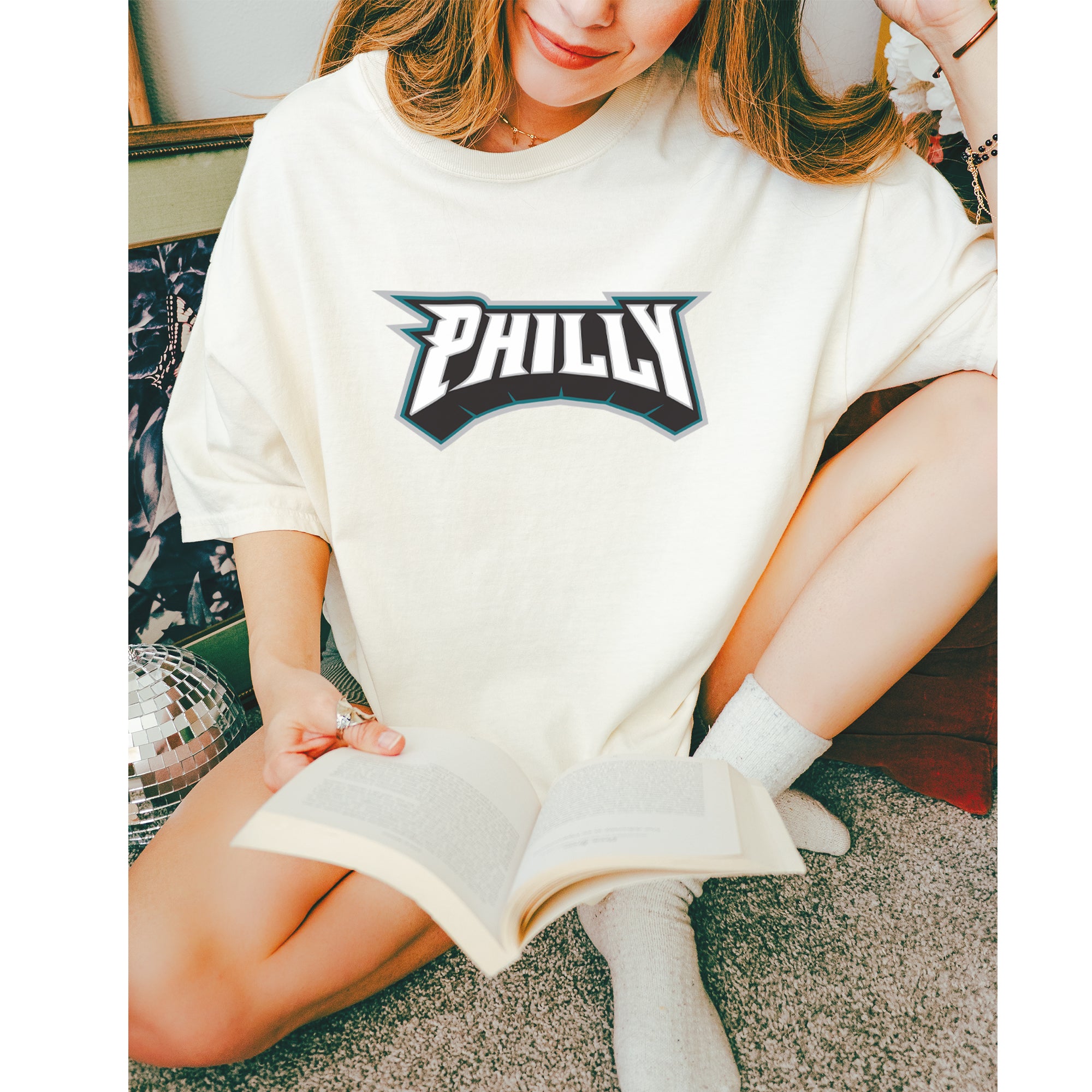 Philly Bold Block Throwback Vintage Soft Unisex T-shirt 