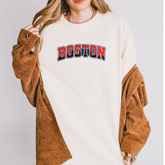 Boston City Pride Skyline Vintage Soft Unisex T-shirt 