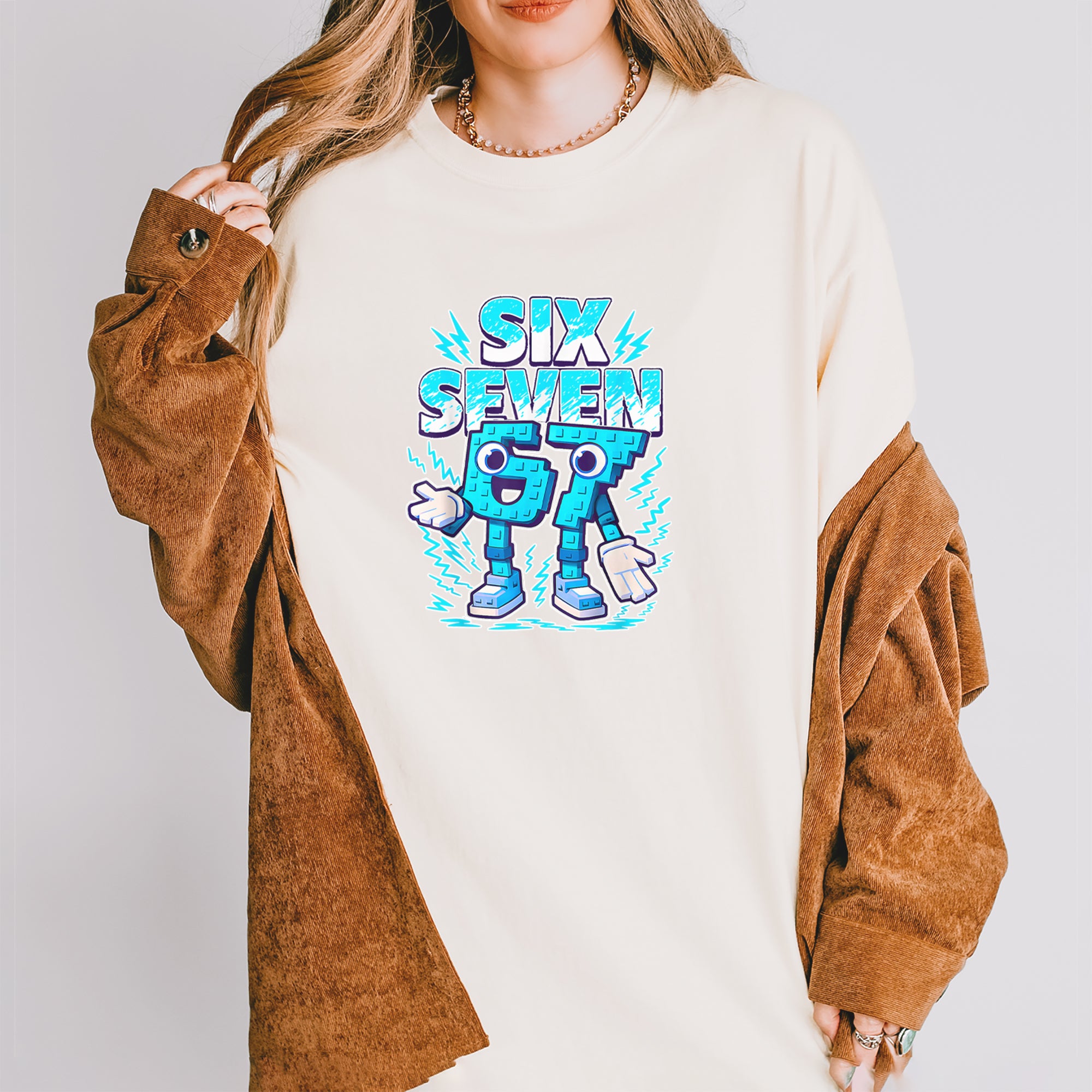 67 Brainrot Meme Slang Vintage Soft Unisex T-shirt 