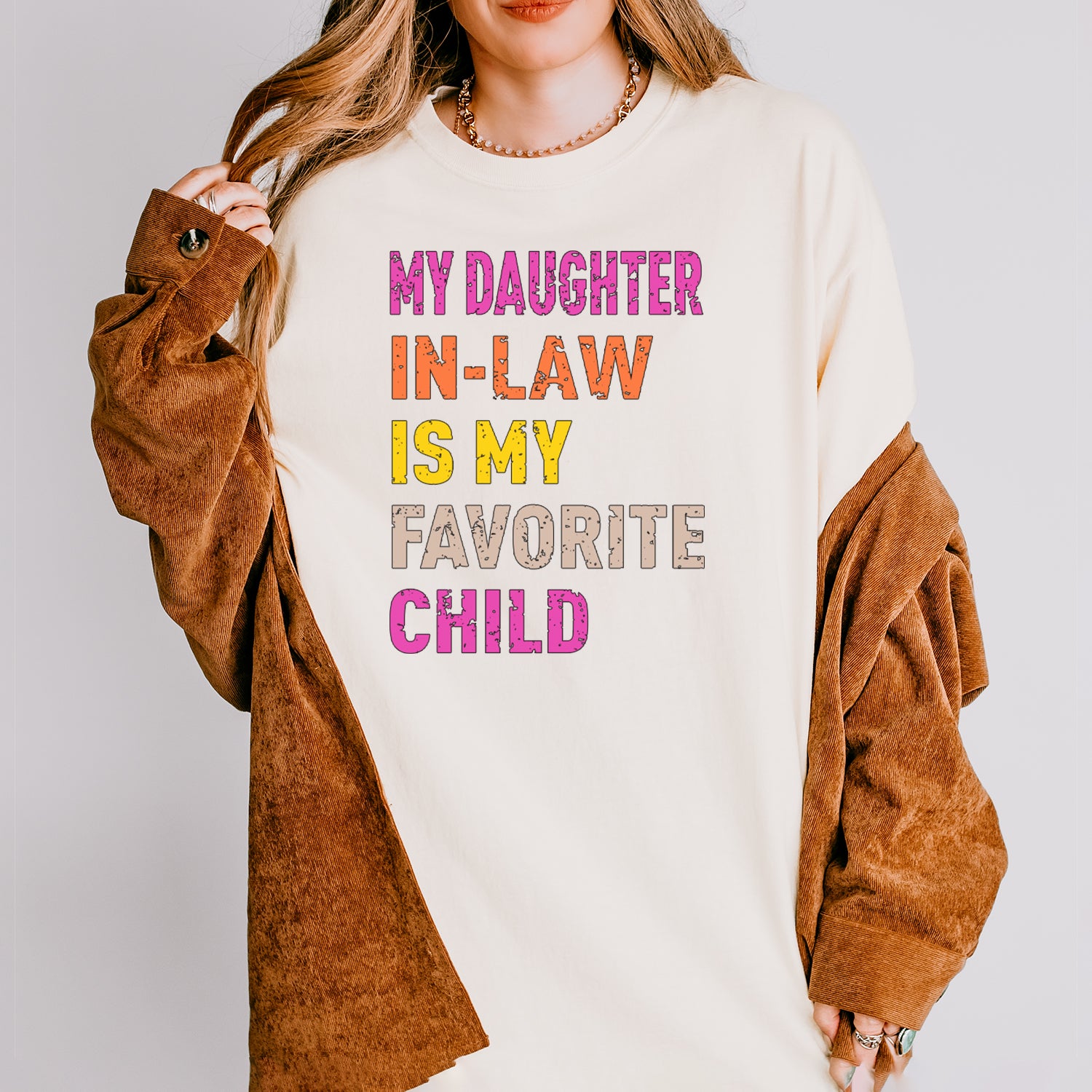 My Daughter In-Law Is My Favorite Child Meme Vintage Soft Unisex T-shirt 