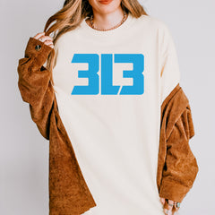 3L3 From The 313 Detroit Football Vintage Soft Unisex T-shirt 