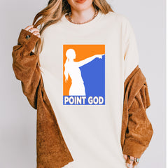 Point God Cunningham Basketball Pointing Meme  Vintage Soft Unisex T-shirt 