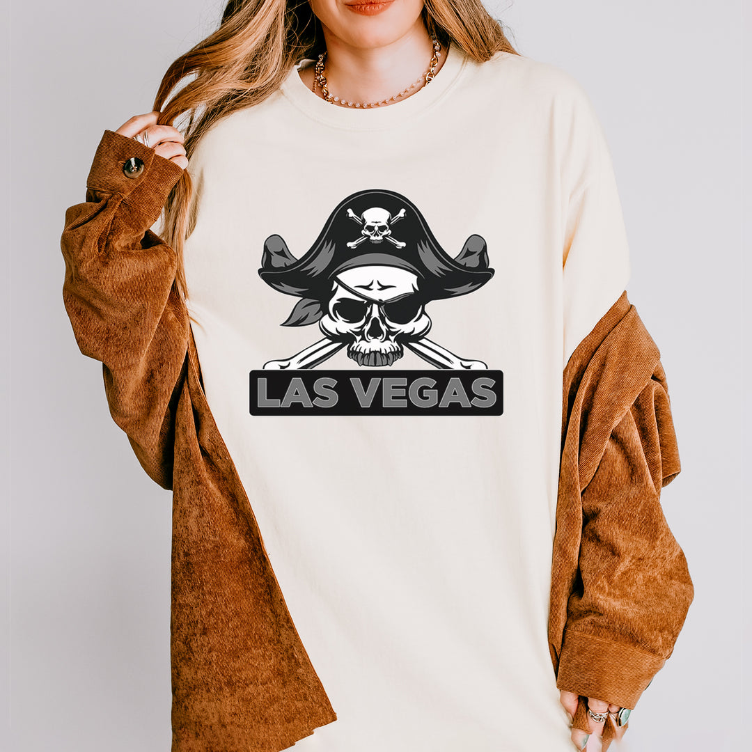 Raider Skull Straight Outta Las Vegas Vintage Soft Unisex T-shirt 