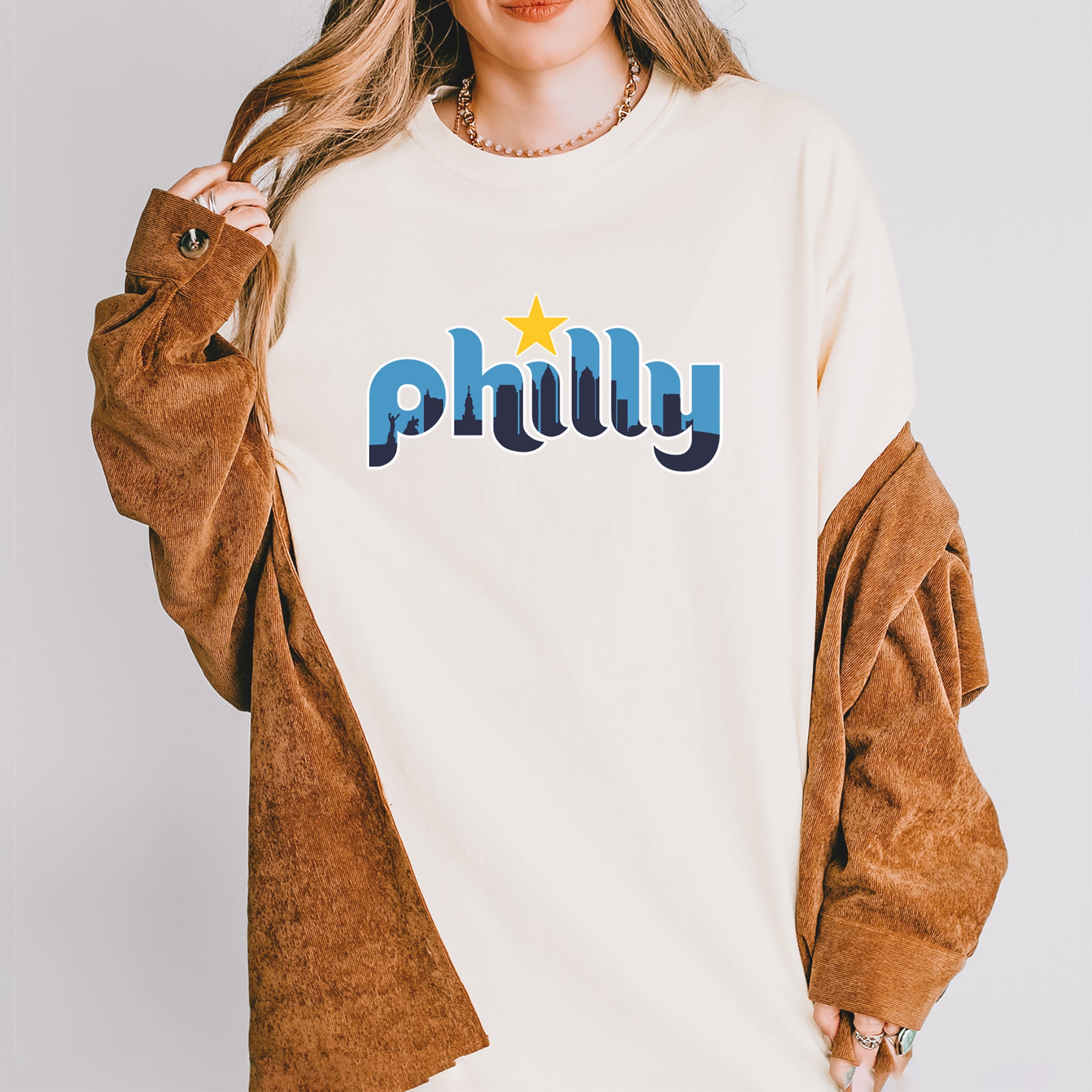 Skyline Philly Philadelphia Vintage Soft Unisex T-shirt 