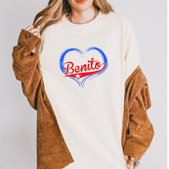 Benito Heart Puerto Rico Vintage Soft Unisex T-shirt 