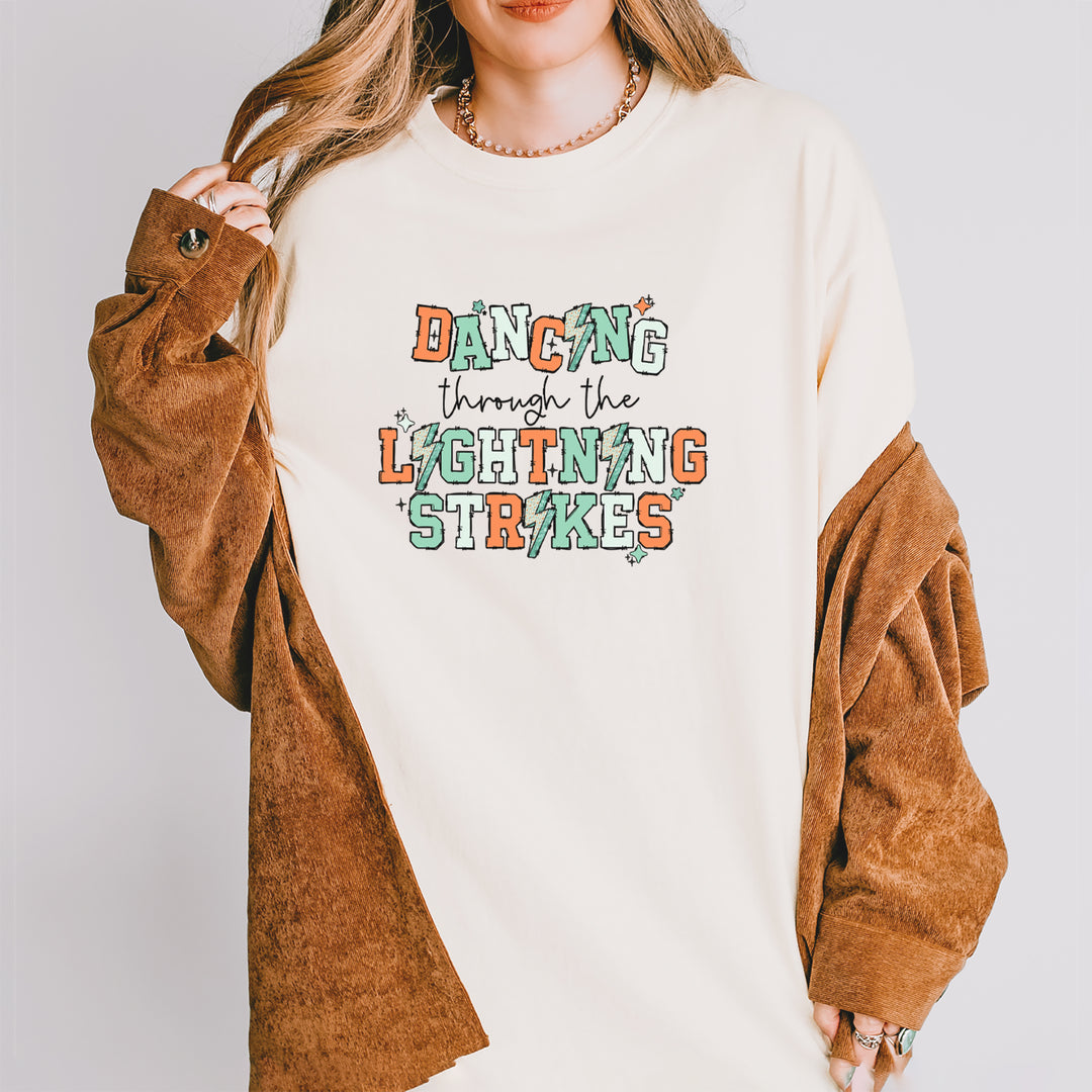 Dancing Through The Lightning Strikes Vintage Soft Unisex T-shirt 