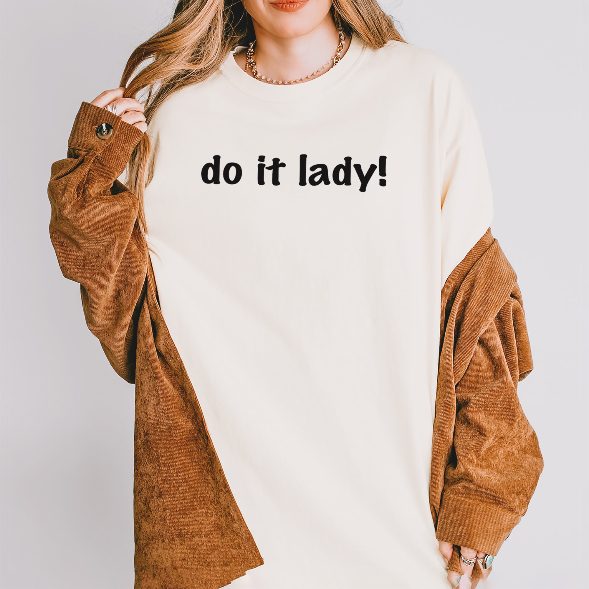 Do It Lady Viral Meme Vintage Soft Unisex T-shirt 