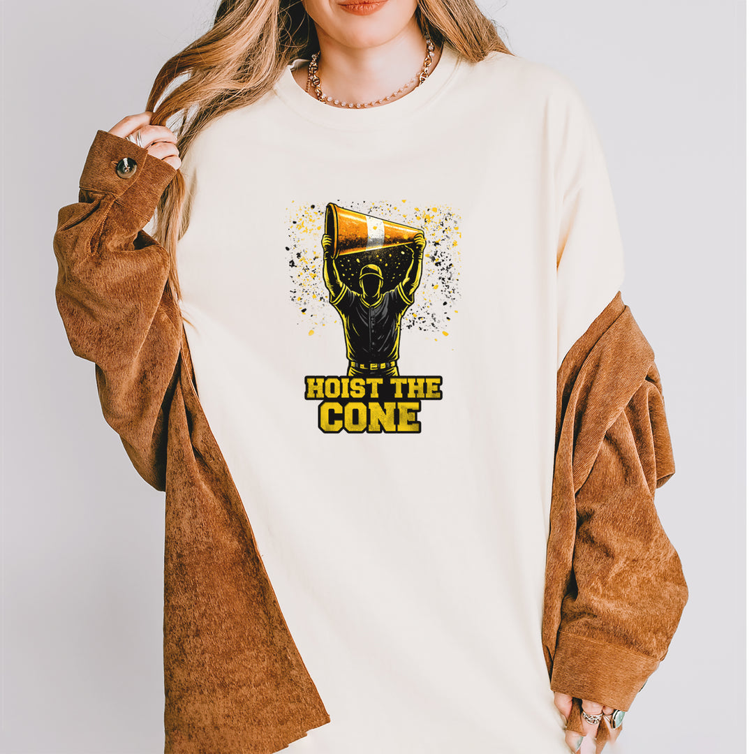 Hoist The Cone Pittsburgh Pride Vintage Soft Unisex T-shirt 