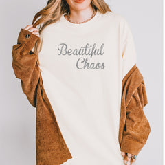 Beautiful Chaos Glitter Music Festival Vintage Soft Unisex T-shirt 