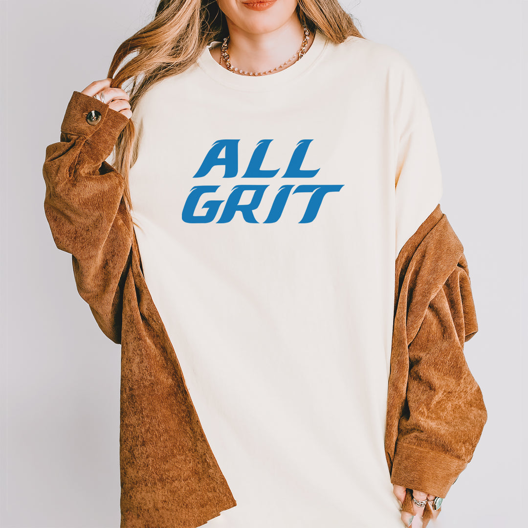 All Grit Detroit Football Vintage Soft Unisex T-shirt 