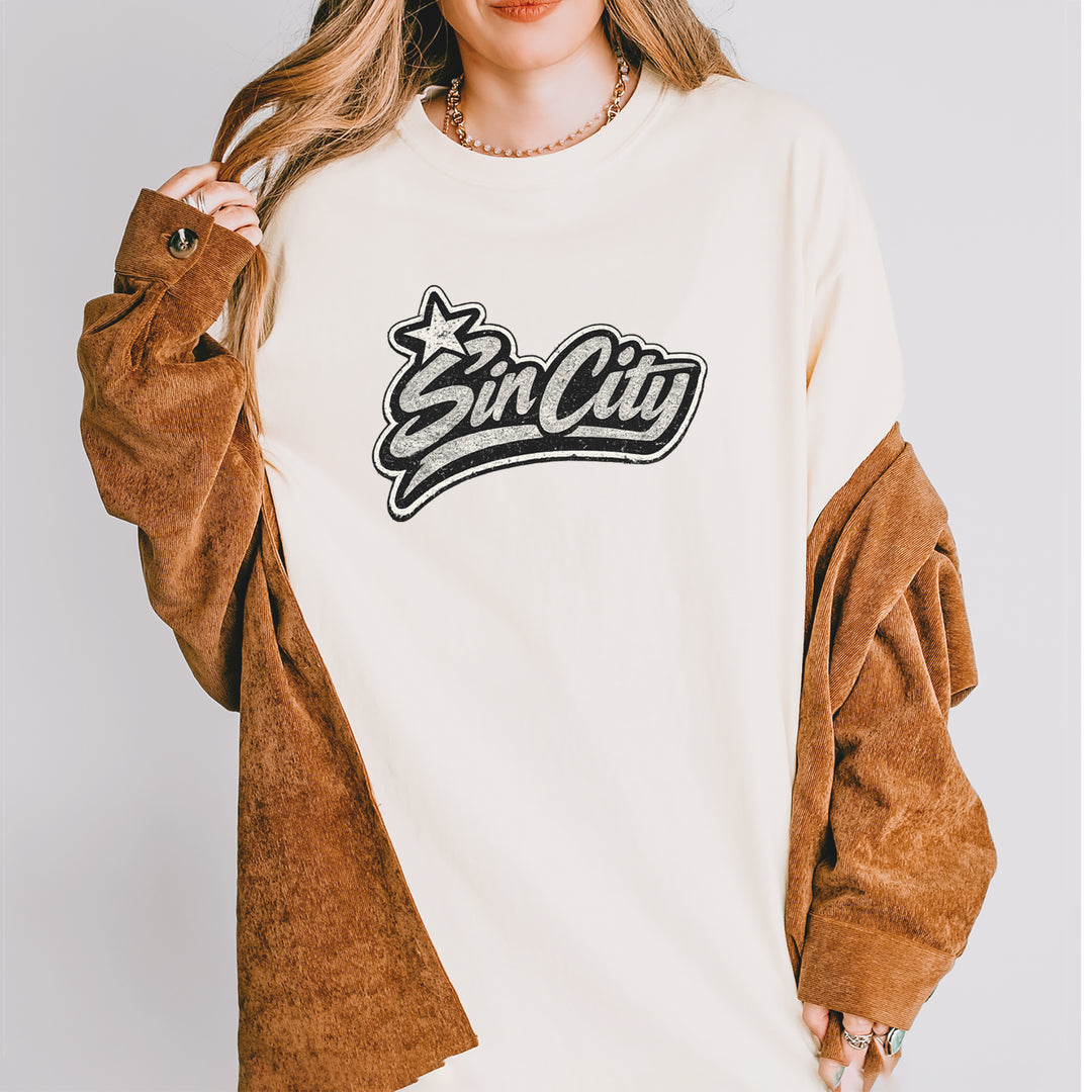 Sin City Vegas Retro Vintage Vintage Soft Unisex T-shirt 