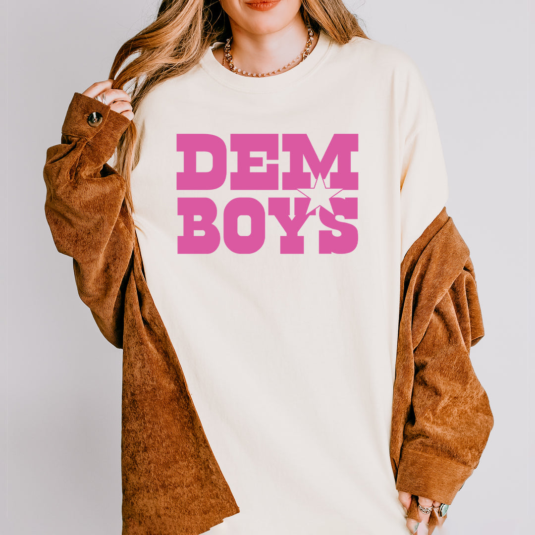 Dem Boys Hot Pink Dallas  Vintage Soft Unisex T-shirt 
