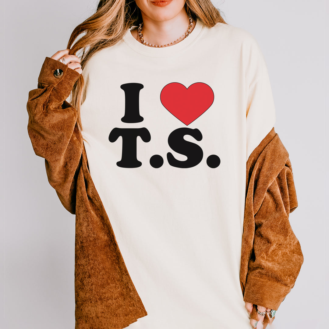 I Heart T.S. Concert Music Lover  Vintage Soft Unisex T-shirt