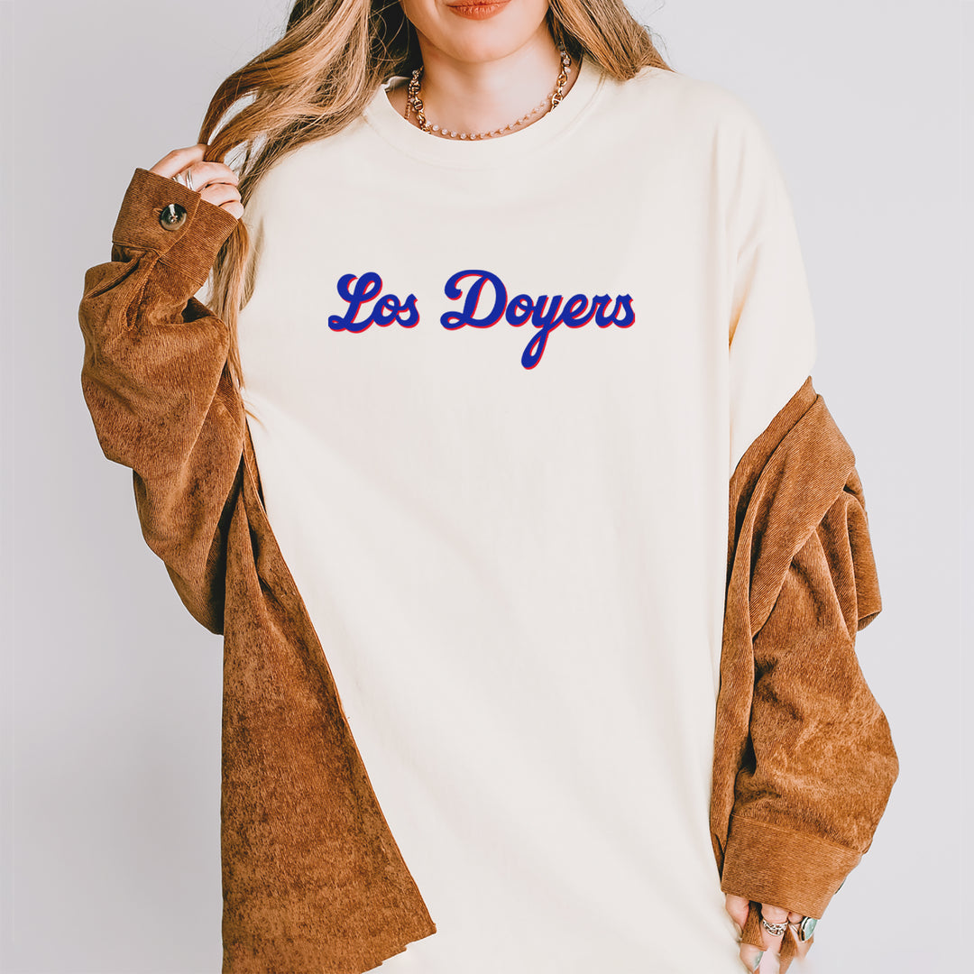 Los Doyers LA Baseball Vintage Soft Unisex T-shirt 