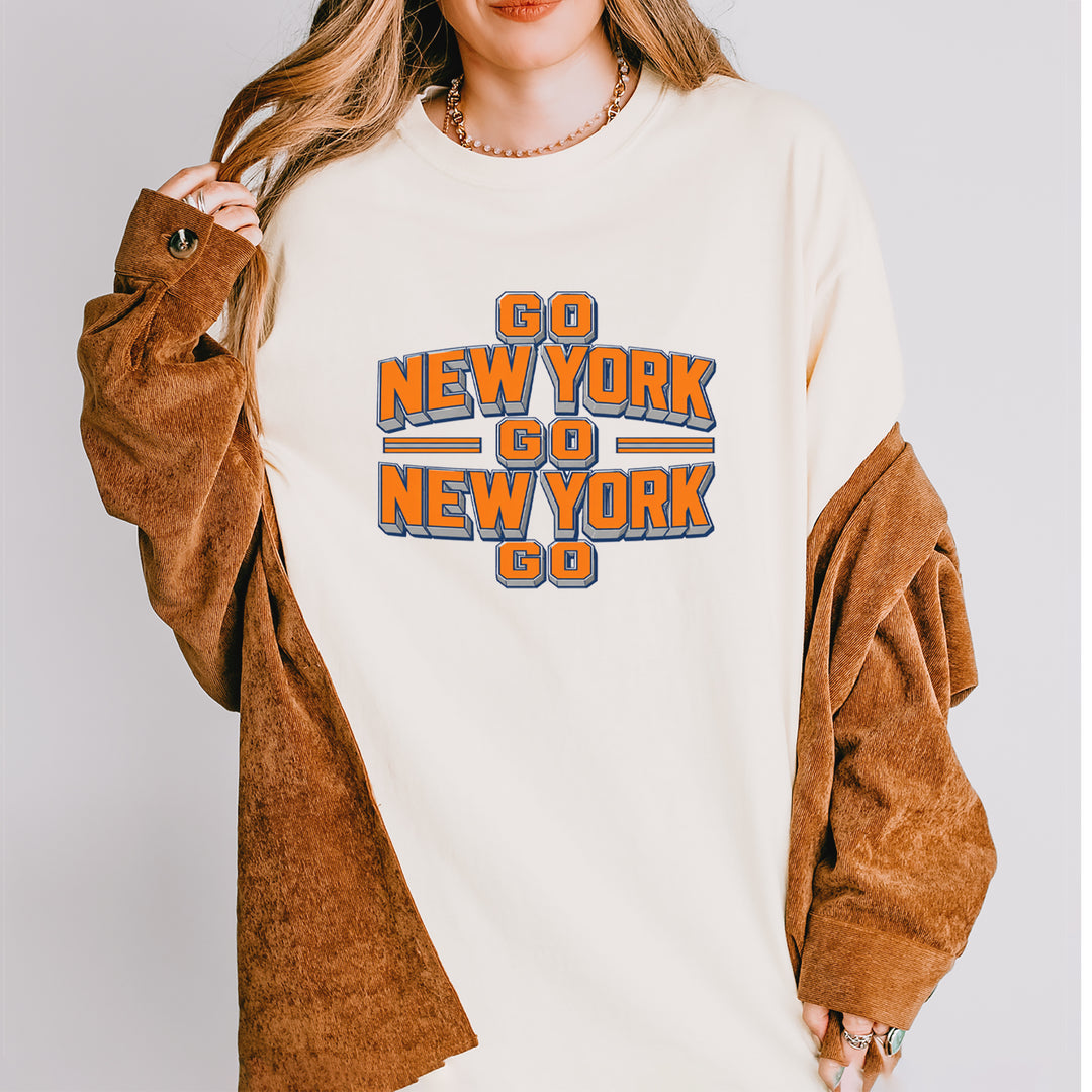 Go New York Go Basketball Vintage Soft Unisex T-shirt 