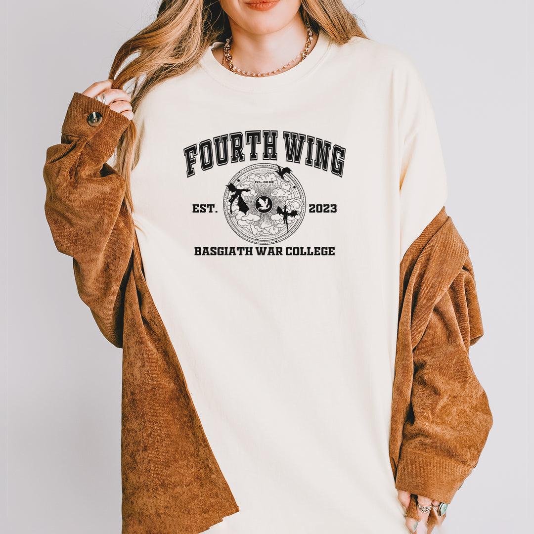 Fourth Wing Basgiath War College Vintage Soft Unisex T-shirt