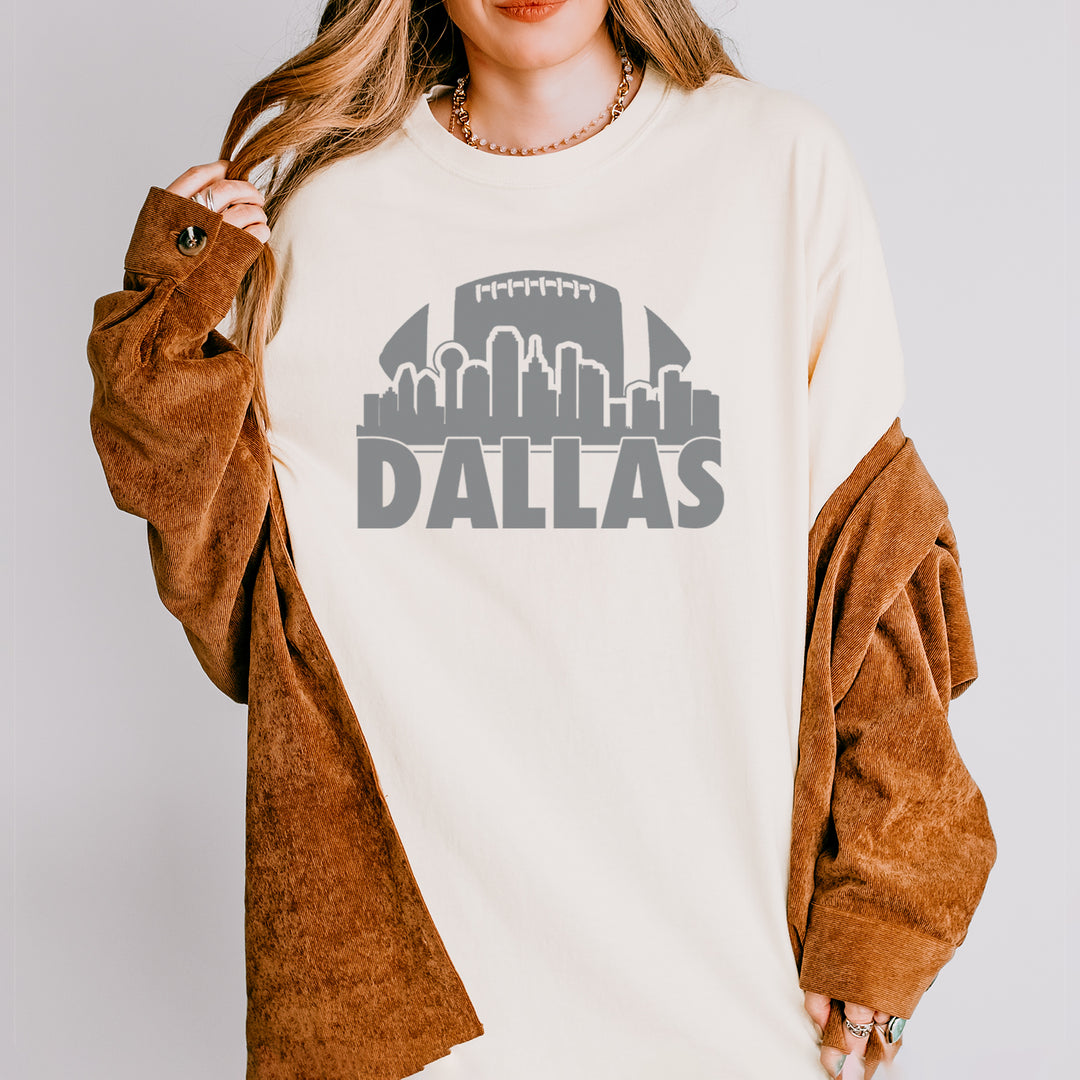 Dallas Texas Skyline Vintage Soft Unisex T-shirt 