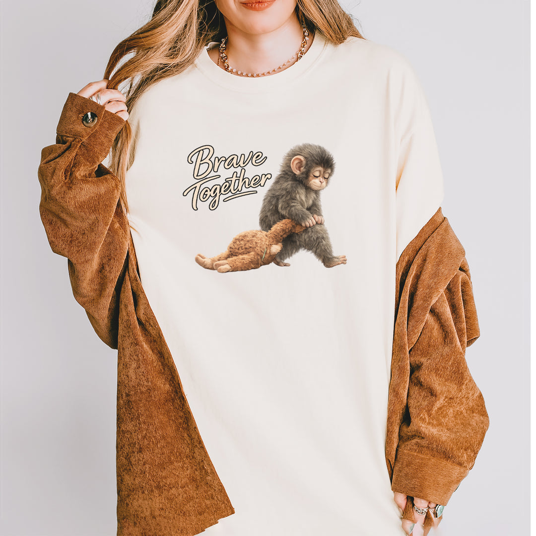 Punch Brave Together Stuffed Animal Vintage Soft Unisex T-shirt 