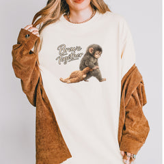 Punch Brave Together Stuffed Animal Vintage Soft Unisex T-shirt 