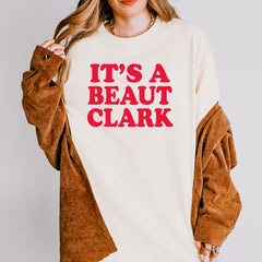 It's a Beaut Clark Festive Christmas Vintage Soft Unisex T-shirt 