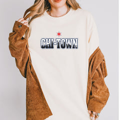 Chicago Chi-Town City Pride Vintage Soft Unisex T-shirt 