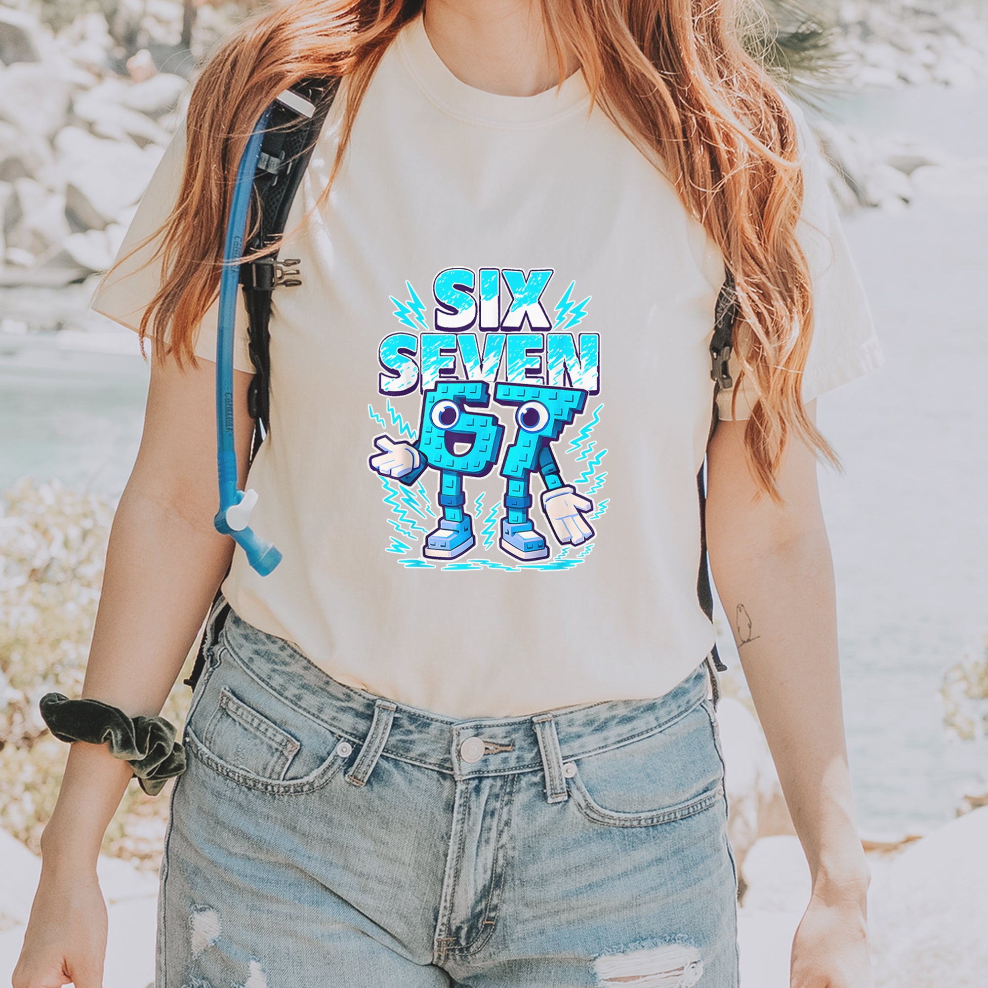 67 Brainrot Meme Slang Vintage Soft Unisex T-shirt 