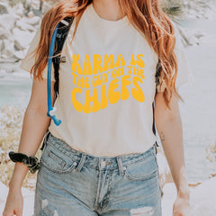 Karma Is The Guy On The Chiefs Boyfriend Vintage Soft Unisex T-shirt 