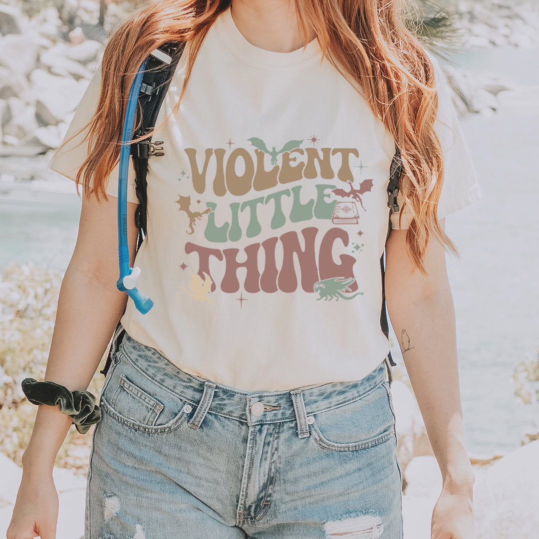 Violent Little Thing Dragon Vintage Soft Unisex T-shirt 