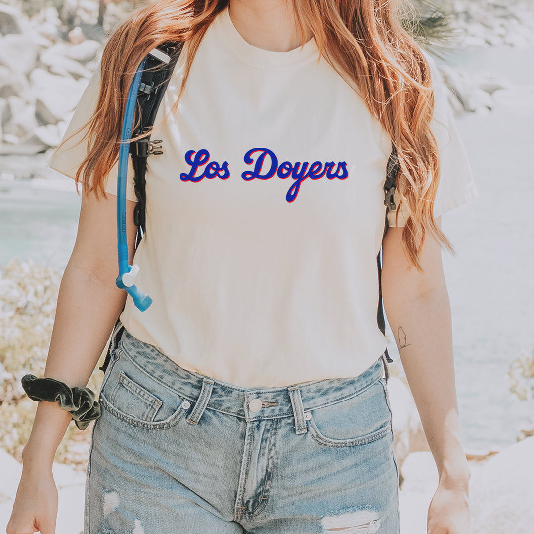 Los Doyers LA Baseball Vintage Soft Unisex T-shirt 